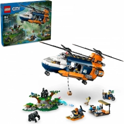 LEGO City helikoptéra prieskumníkov džungle – základňa