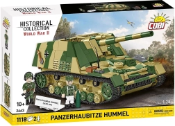 Stavebnica COBI Panzerhaubitze HUMMEL – samohybná húfnica 1:28, 1118 dielikov