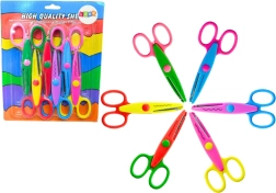 Kreatívne nožnice Farebné dekoratívne vzory na scrapbooking 6 ks.