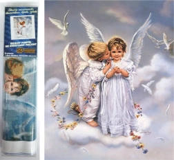 Diamantové maľovanie Anjelici 30 × 40 cm