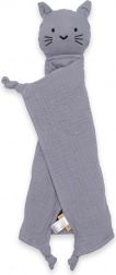 mušelínový usínáčik New Baby mačička sivý