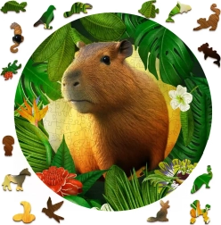 Drevené puzzle kapibara 250 dielikov WOODEN CITY