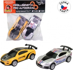 náhradné autíčka pre autodráhu 1:43 – 2 ks