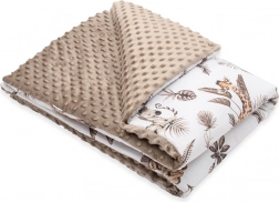 Detská deka z minky s výplňou Safari 80 × 100 cm