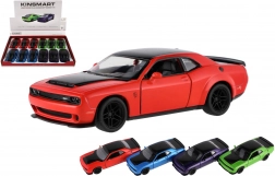 Kovový model auta Kinsmart Dodge Challenger SRT Demon 170 (2023) 13 cm so spätným naťahovaním