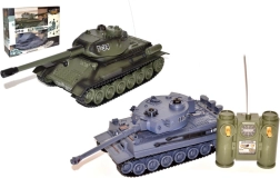 Historická RC tanková bitka 25 cm - 2 ks