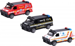 Kovové auto s rýchlonavíjaním 11 cm