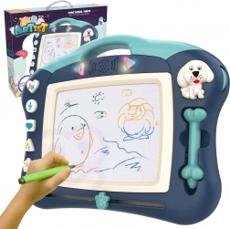 Interaktívna magnetická tabuľa Woopie Znikopis modrá