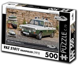 Retro autá puzzle VAZ 21011 Volkspolizei 500 dielov