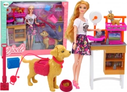 Zážitkový set s bábikou a miláčikmi – veterinárna starostlivosť a grooming