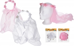 Karnevalová čelenka so závojom