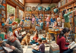 Puzzle Kníhkupectvo 2000 Dielikov Bluebird