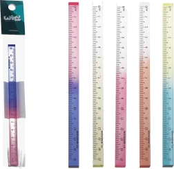 Pravítko 3D farebné 15 cm