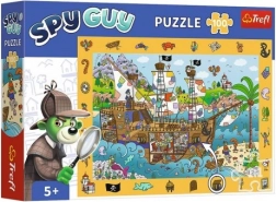 Pozorovacie puzzle SPY GUY – pirátska loď, 100 dielikov