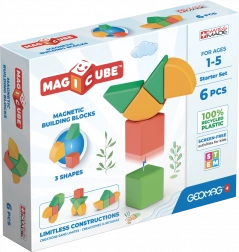 Geomag Magicube Shapes – magnetická stavebnica pre najmenších, 6 dielikov