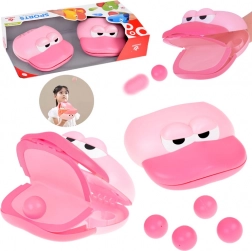 Športová sada - Plameniak Katapult so 4 loptičkami