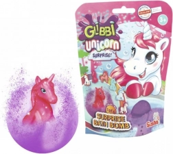 Glibbi jednorožčia šumivá bomba do kúpeľa s prekvapením