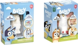 Bluey mäkká squishy figúrka na vyfarbovanie