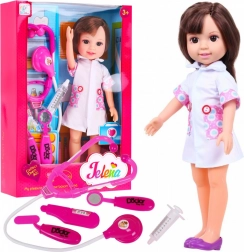 Veľká bábika zdravotná sestrička s lekárskymi doplnkami pre deti 3+