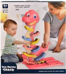 Poschodová autodráha Dinosaur s autíčkami