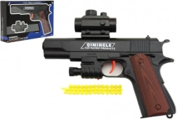 Plastová pištoľ na mäkké guľôčky - 20 cm