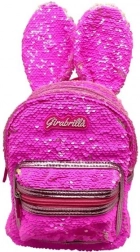 Flitrový batoh GIRABRILLA zajačik fialový