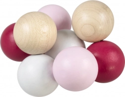 Detoa Guličky na šnúrke ružové