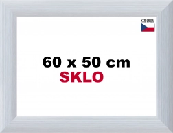 Hliníkový rám na puzzle 60 × 50 cm – strieborný Alaska