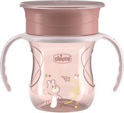 Chicco Hrnček 360 Perfect Cup s držadlami 200 ml, 12m+