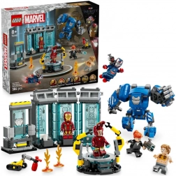 lego marvel laboratórium iron mana: zbrojnica 76315
