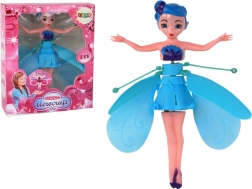 Kúzelná lietajúca víla Modrá ručne ovládaná bábika