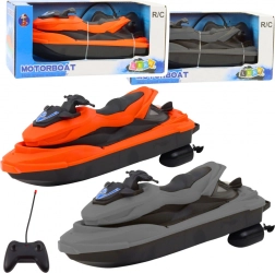 RC vodný skúter 1:42 – sivý alebo oranžový