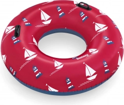 Nafukovací kruh BESTWAY 119 cm s úchytmi – Červená