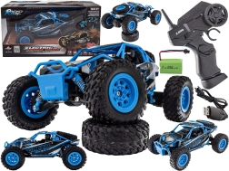 Rádiom ovládaný desert truck 4WD 2,4 GHz 1:24 modrý - 1 kus