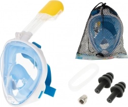 Plnotvárová šnorchlovacia maska L/XL modrá