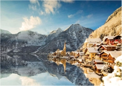 Educa Puzzle Zima v Hallstatte 1500 dielikov