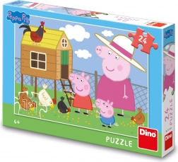 puzzle peppa pig sliepočky 24 dielikov