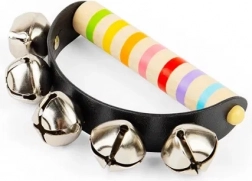 Rolničky s drevenou rukoväťou BIGJIGS TOYS