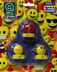 Imoji sada pečiatok 3 ks – emotikony