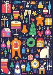 Puzzle zimné prázdniny 1000 dielikov Yazz