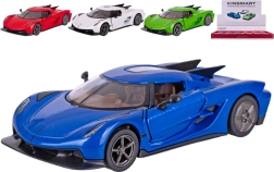 Kinsmart Koenigsegg Jesko Absolut kovový model auta s pohonom pull-back