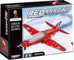 Kovová stavebnica lietadlo