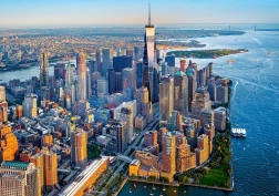 puzzle 500 dielikov Západ slnka nad Manhattanom