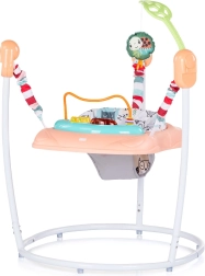 Chipolino skákadlo pre bábätko Jumpy Car ružové