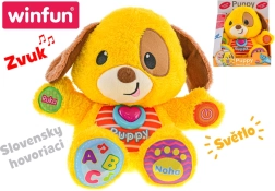 Náučný hovoriaci psík Puppy so svetlom a zvukom 33 cm