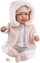 Llorens New Born realistická bábika bábätko so zvukmi