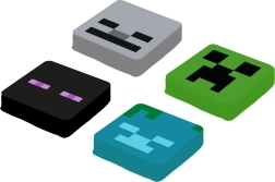 Pixie crew Minecraft sada náhradných multipixelov Enderman