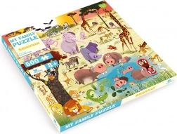Rodinné puzzle Savana 500 dielikov