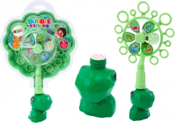 Bublifuk s veterníčkom dinosaurus so zelenou miskou