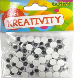 Dekoratívne pohyblivé oči 10 mm